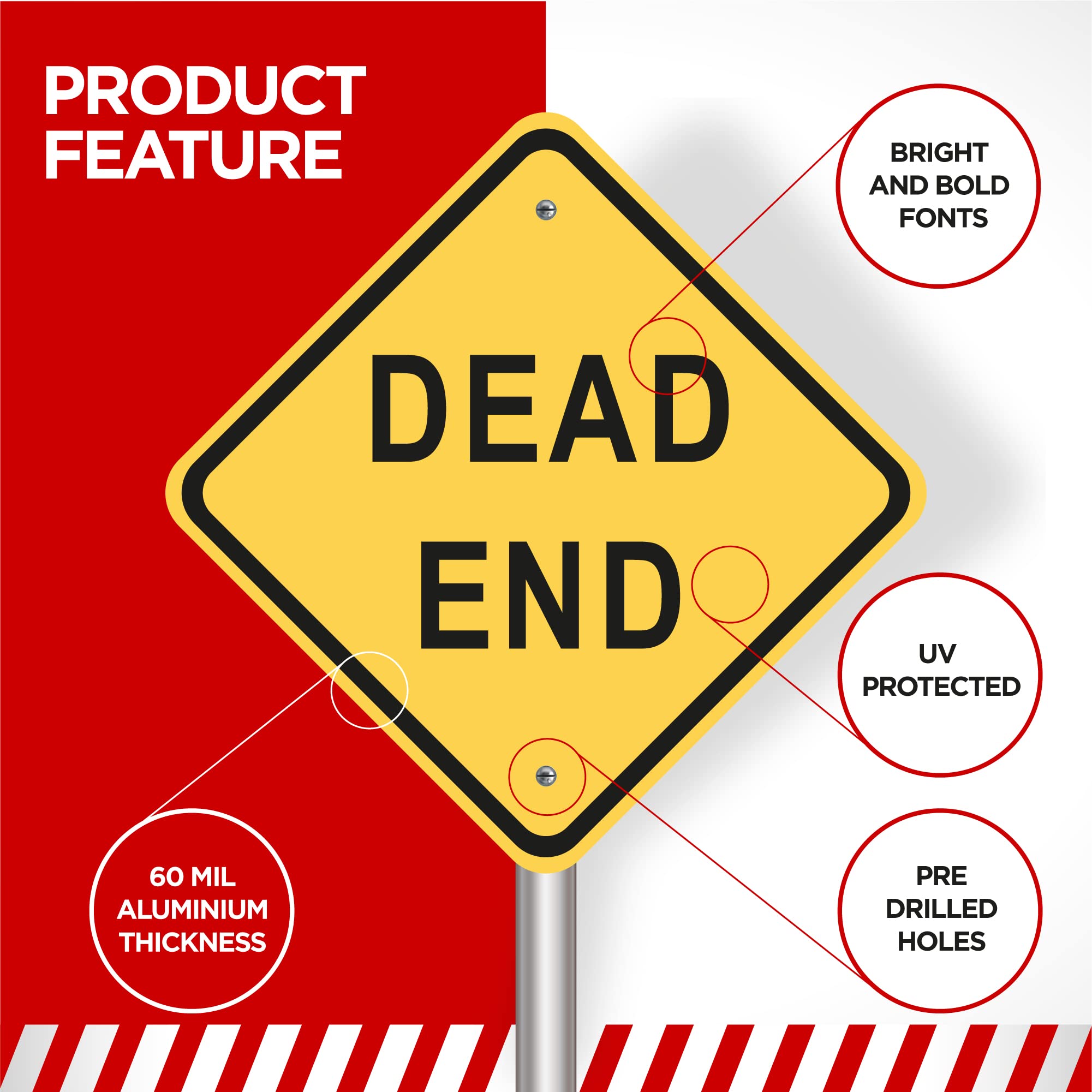 USAストリート看板　DEAD END USAストリート看板 DEAD END - メルカリ