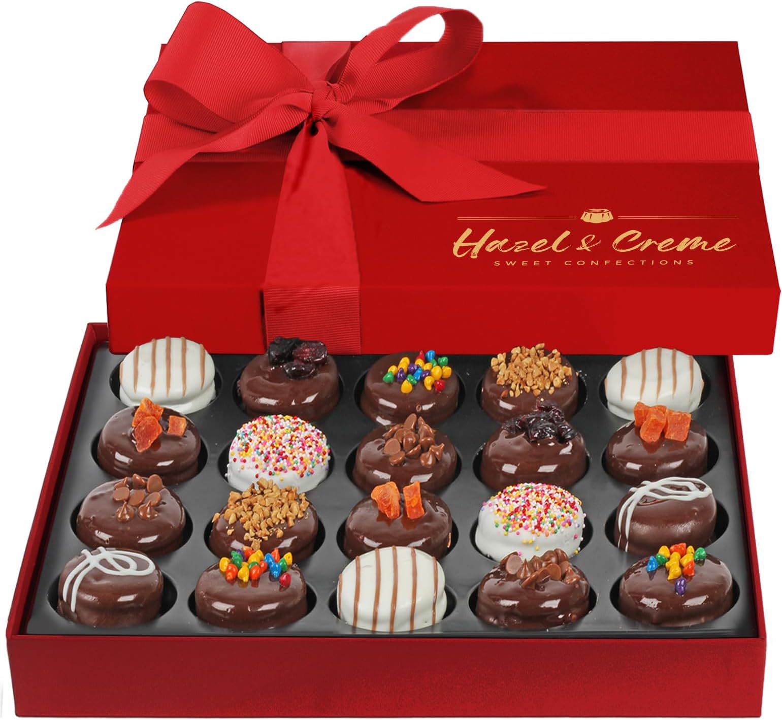 Cookie Gift Box - Holiday Gourmet Cookies - Handcrafted Vegan Treats in Elegant Packaging - Perfect for Corporate Gifting, Anniversaries, Birthdays, Holidays, and Special Occasions