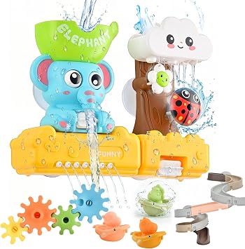 Toddler Bath Toy Set, Water Play Toy for Kids, Baby Shower Tub Toy