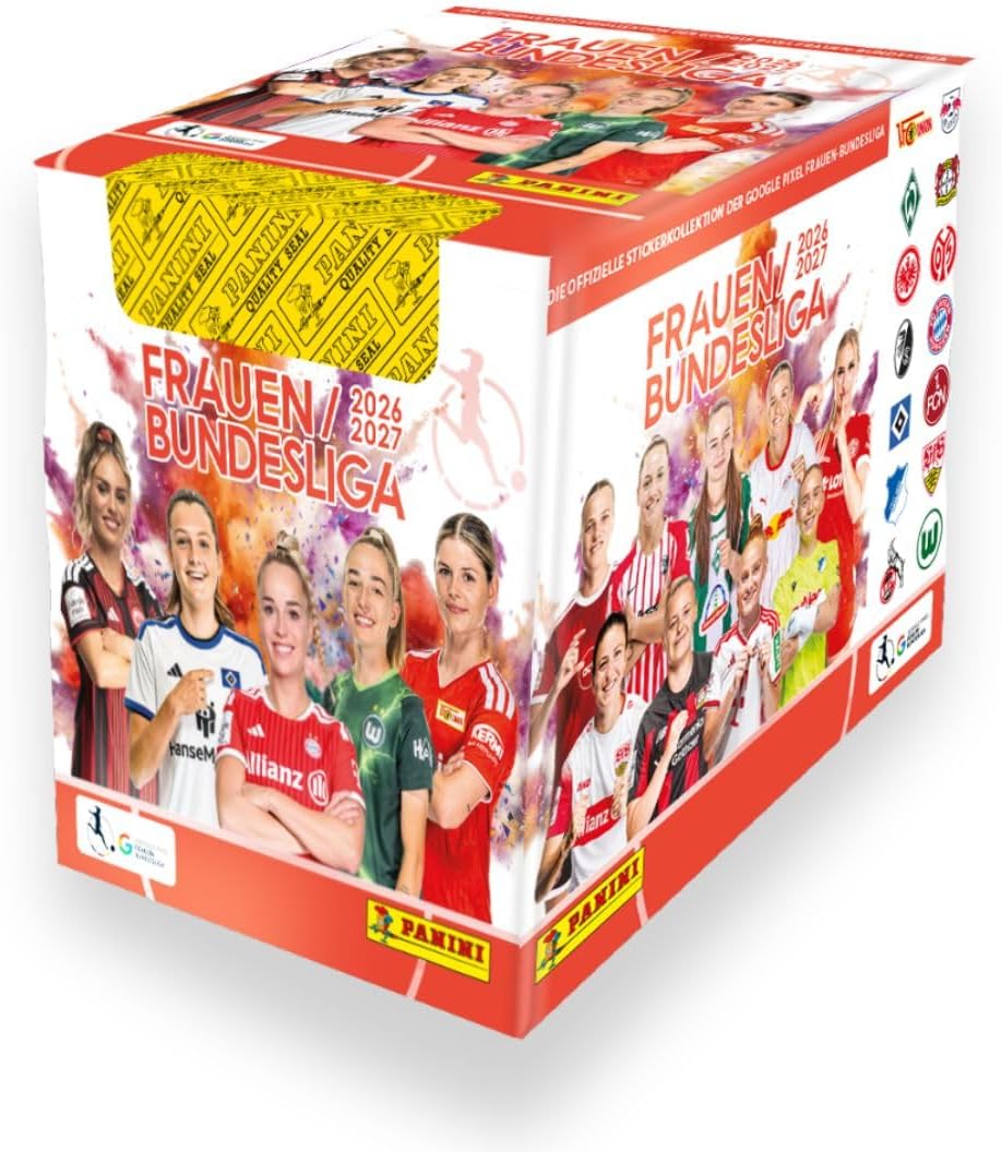 Panini Google Pixel Frauen-Bundesliga 26/27 Sticker - Box mit 50 Tüten ...