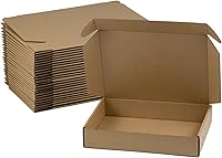 Vista 8 de Cajas de envío de 6 x 4 x 3 pulgadas, paquete de 25 cajas de cartón corrugado marrón para pequeñas empresas