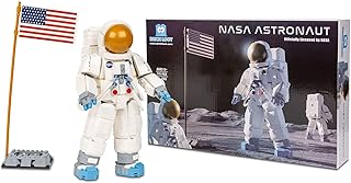 Brick Loot Officially Licensed NASA Apollo 11 Lunar Lander Astronaut Building Set – STEM Space Toy Compatible with Major Brick Brands – Educational Gift for Kids, Teens, and Adults