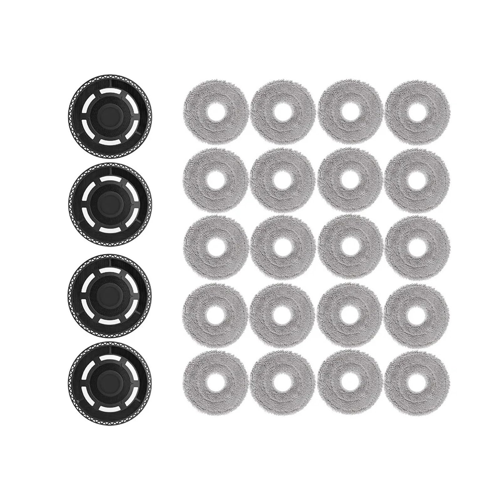 Tampons de support et support de vadrouille robustes pour robot