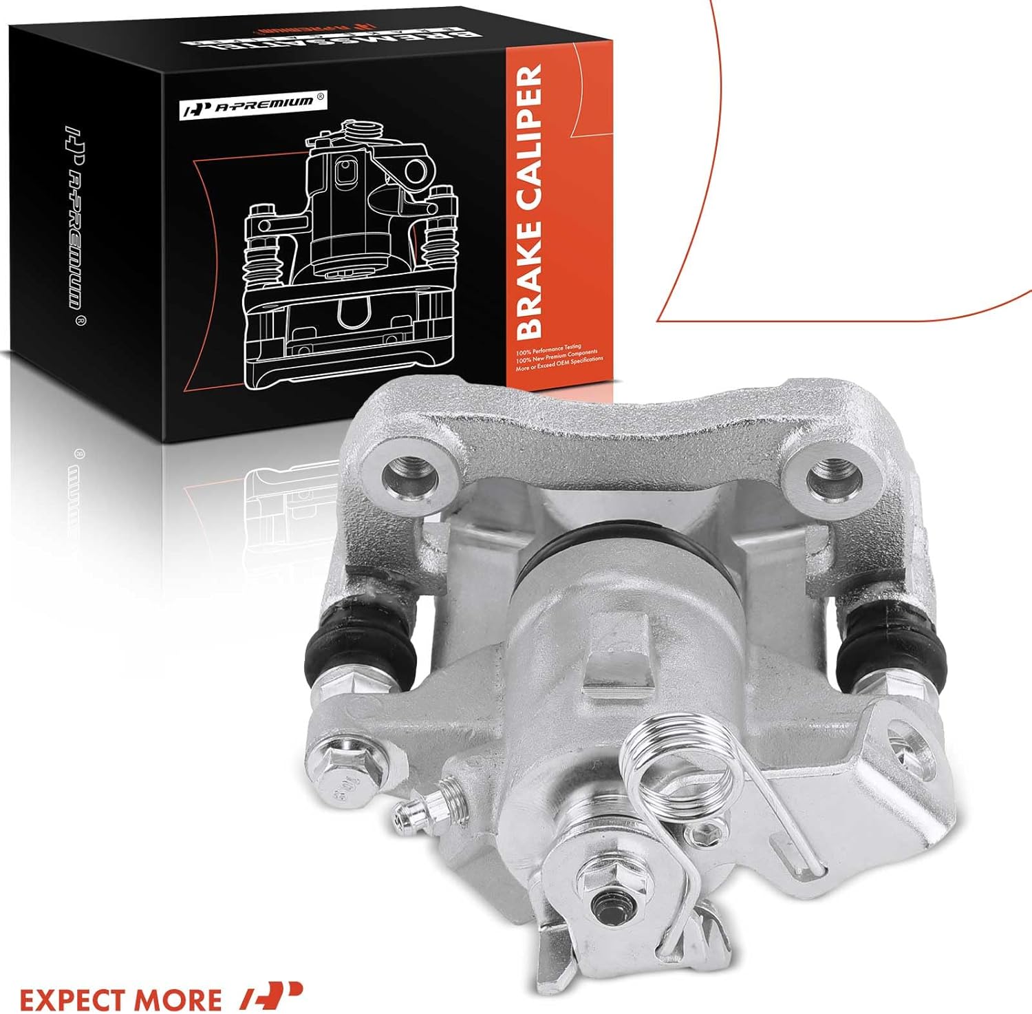 A-Premium Disc Brake Caliper Assembly with Bracket Compatible with Volkswagen Jetta 2000 1.9L 2.0L, Golf 1999 1.9L 2.0L 2.8L, Beetle 1998-2000 & Audi TT 2000 - Rear Left Driver Side