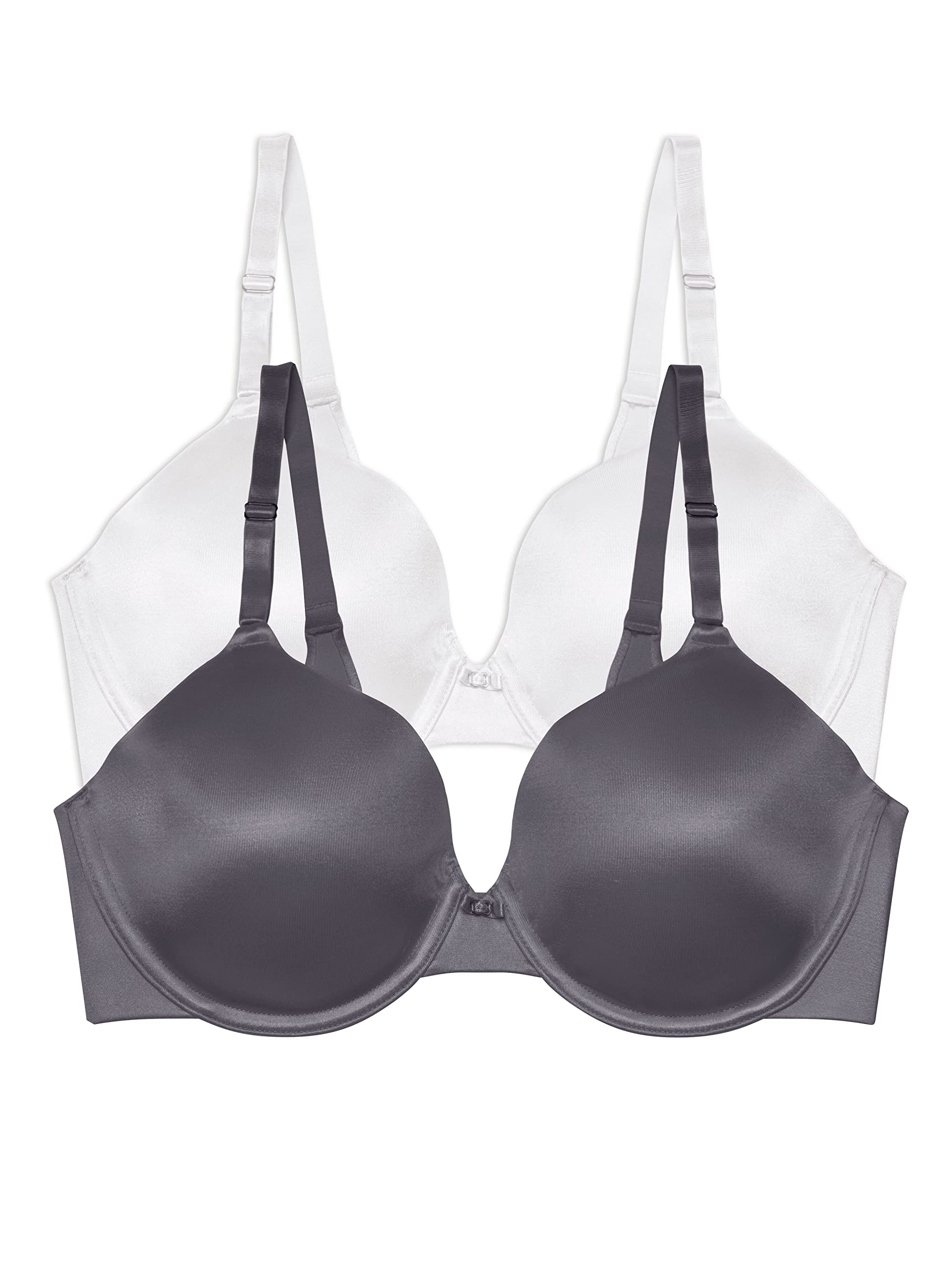 Vanity Fair Womens Beauty Back Full Coverage Underwire Bra 75345 Star White Steele Violet 36DD