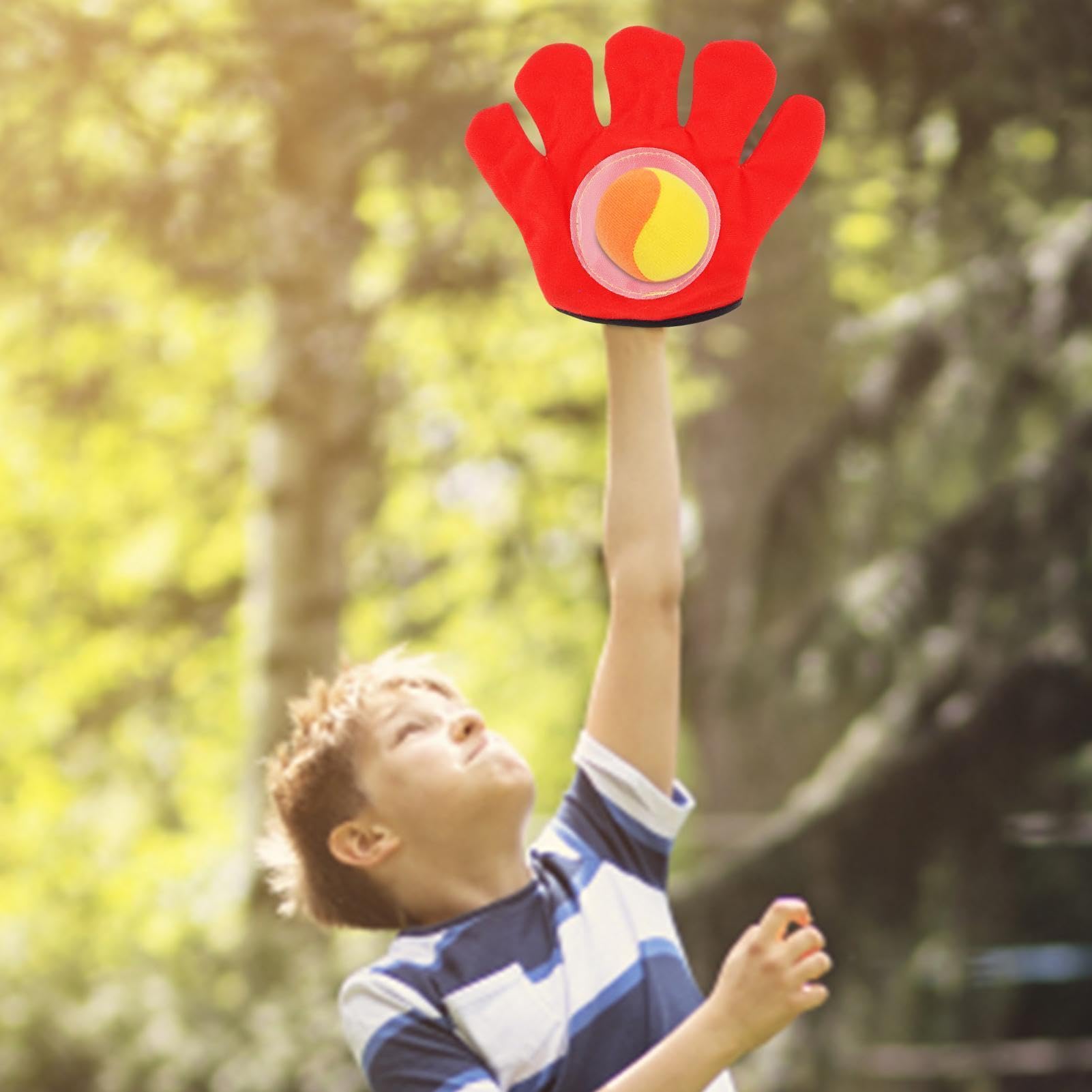 E Prendi La Palla - Set Di Giochi E Prendi La Palla | Giocattolo Sportivo Per Genitori E Figli Con Racchette Da Presa | Set Di Palline Appiccicose, Guanto In Morbido, Materiale In