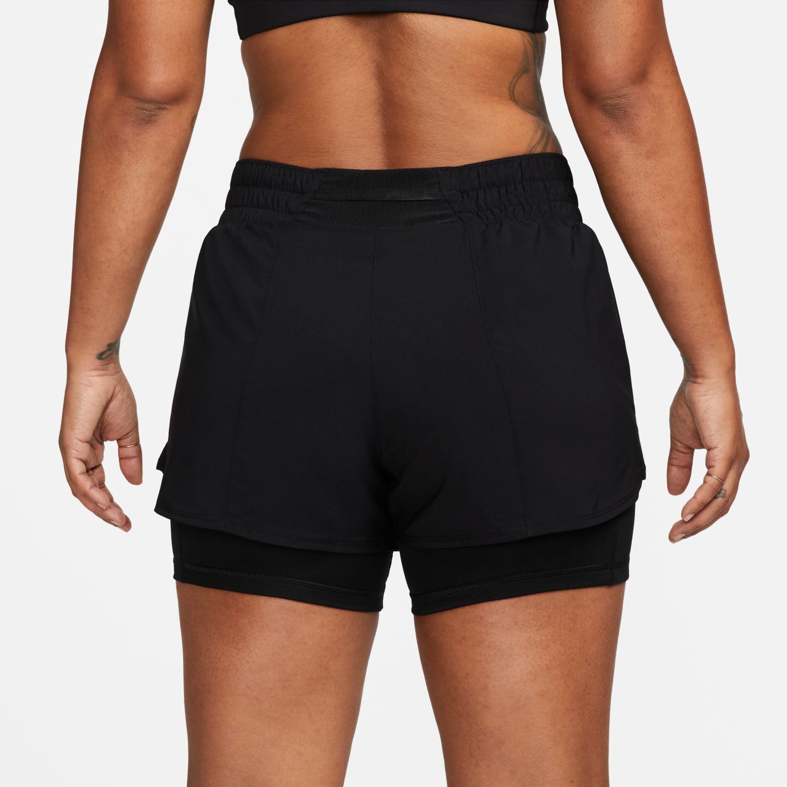 NIKE W Nk One DF Mr 3in BR Short - Pantalones Cortos Mujer