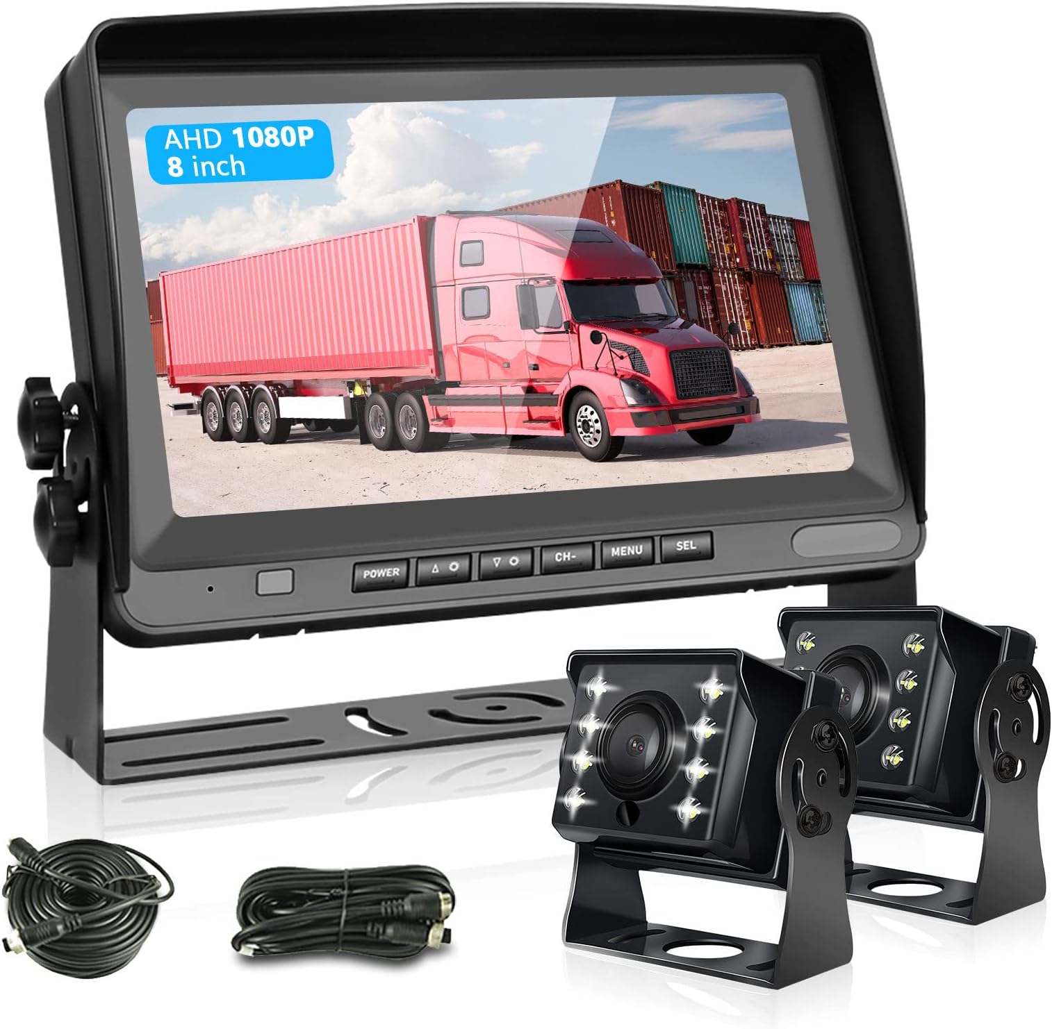 Caméra De Recul Sans Fil Hodozzy - Écran LCD 5" HD, Étanche IP69, Vision Nuit - Pour Voiture, Camping-Car, Camion