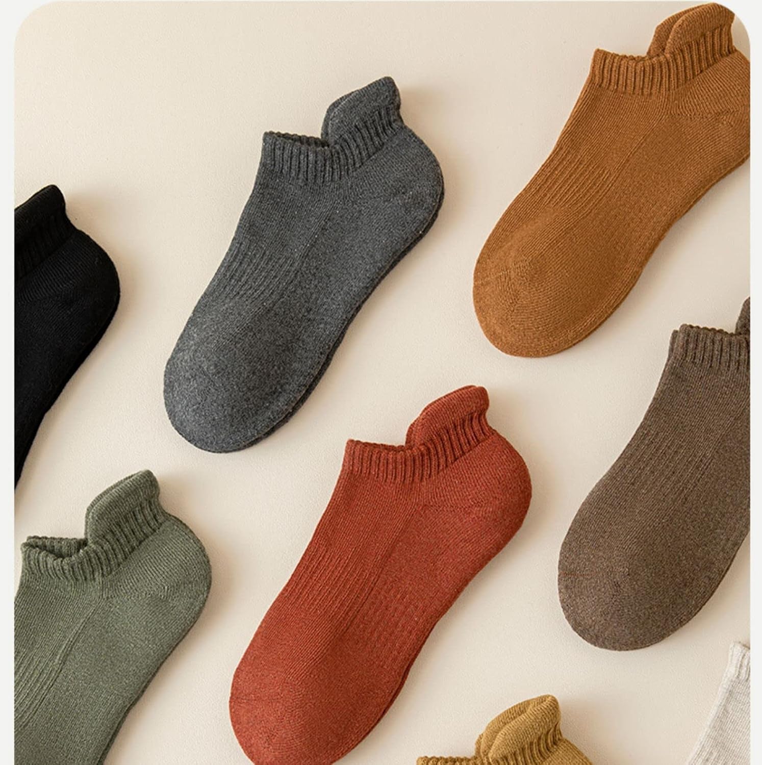 Ankle Socks Womens Athletic Thick Cushioned Running Low Cut No Show Athletic Sports Sokcs 4-12 Size - Image 5