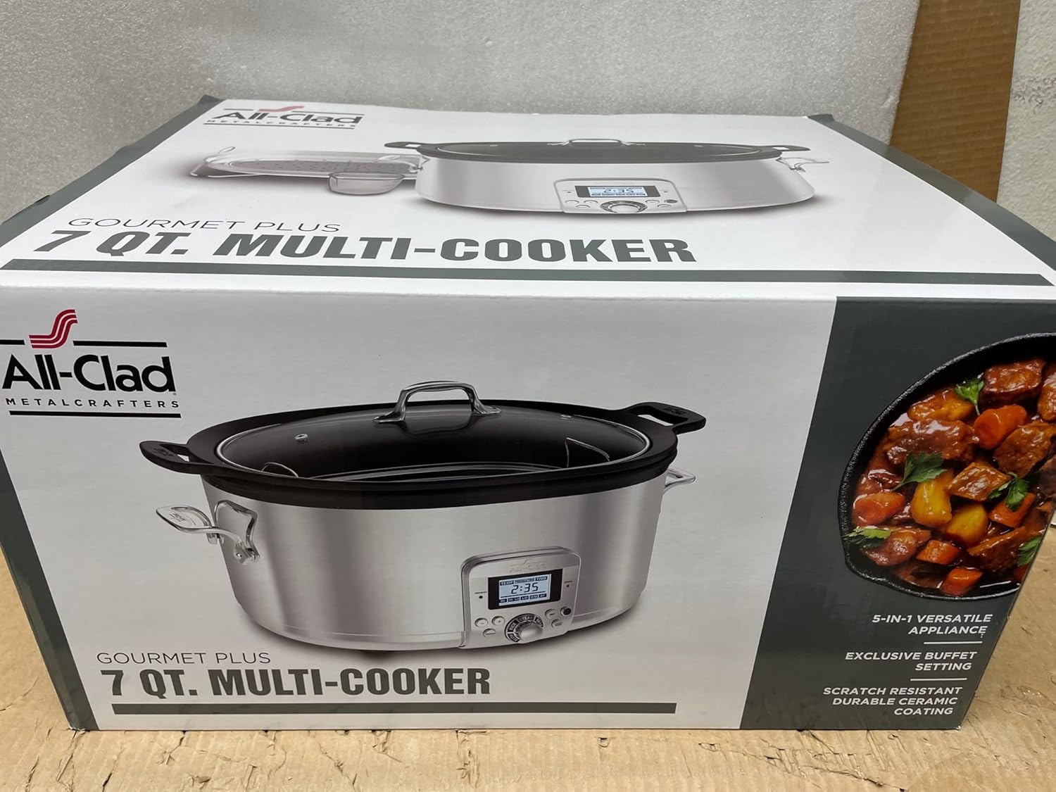 All-Clad Gourmet Plus Slow Cooker with All-In One Browning 7-Qt