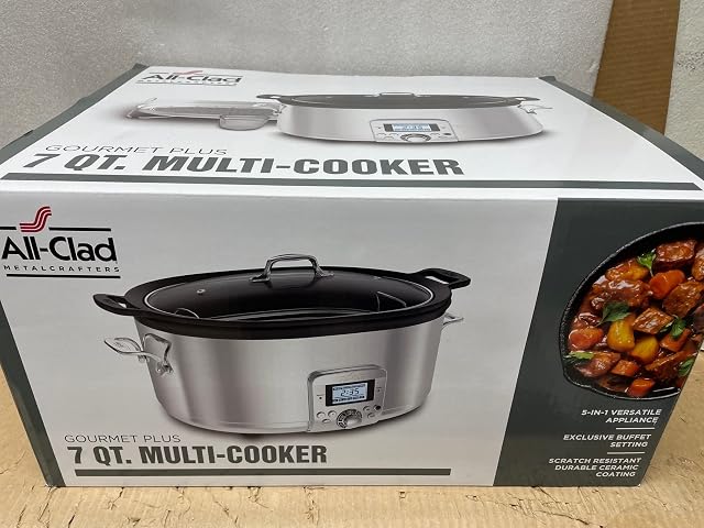All-Clad Gourmet Plus Slow Cooker with All-In One Browning 7-Qt