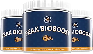 Peak BioBoost Prebiotic Fiber Supplement for Colon Cleanse - Flavorless Digestive Nutritional Supplements - Easy to Dissolve - No Gluten, Soy or Dairy - 3-Month Supply - 90 Servings