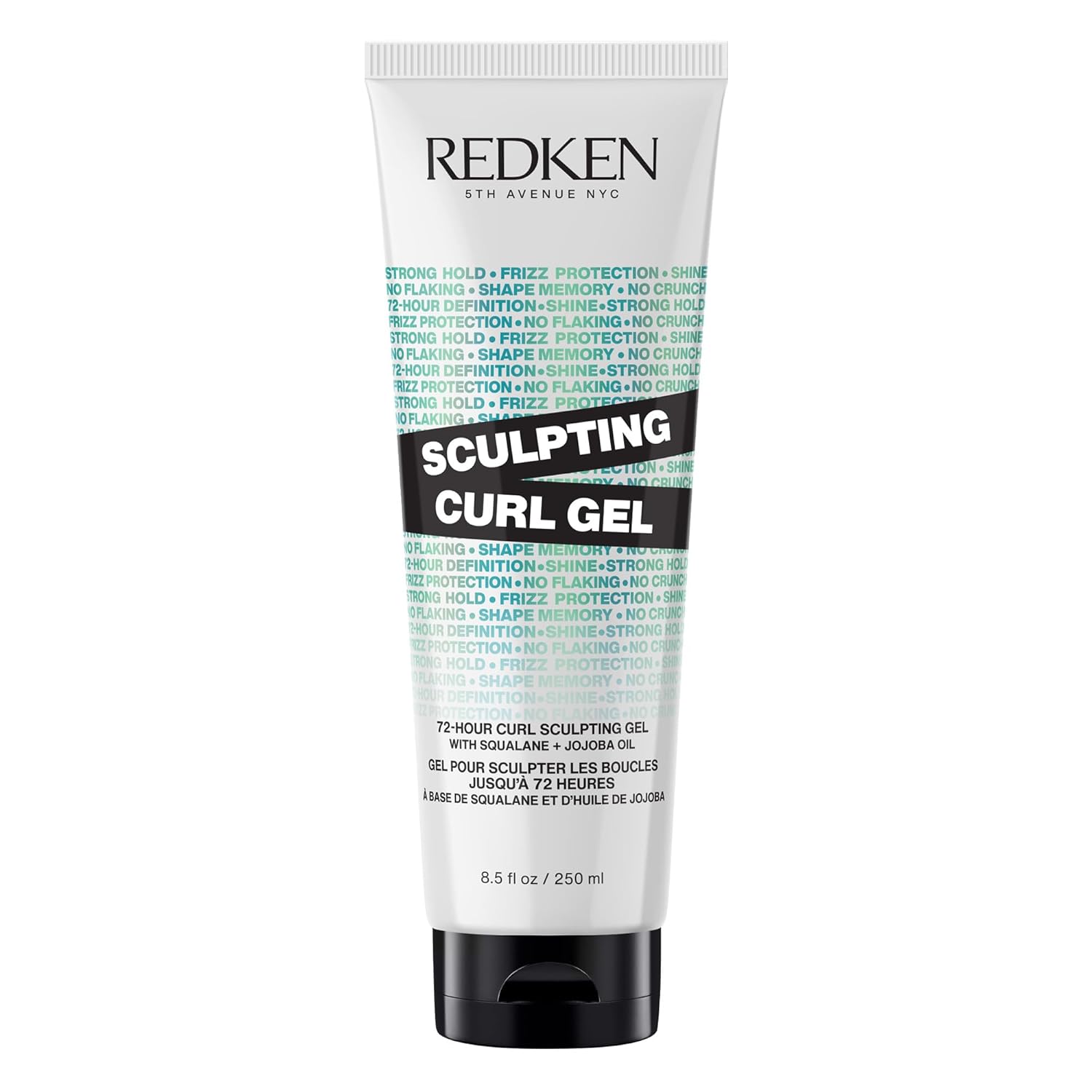REDKEN Sculpting Curl Gel – 72-Hour Strong Hold, Crunch-Free & Flake-Free, Helps Tame Frizz