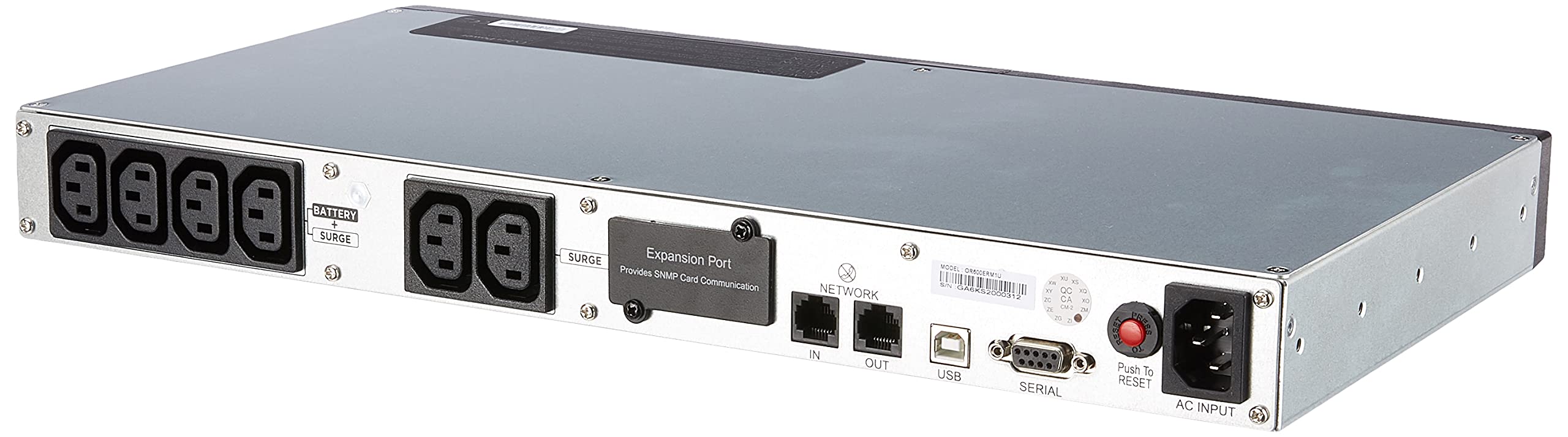 CyberPower OR600ERM1U Alimentation d'énergie Non interruptible Interactivité de Ligne 600 VA 360 W 6 Sortie(s) CA