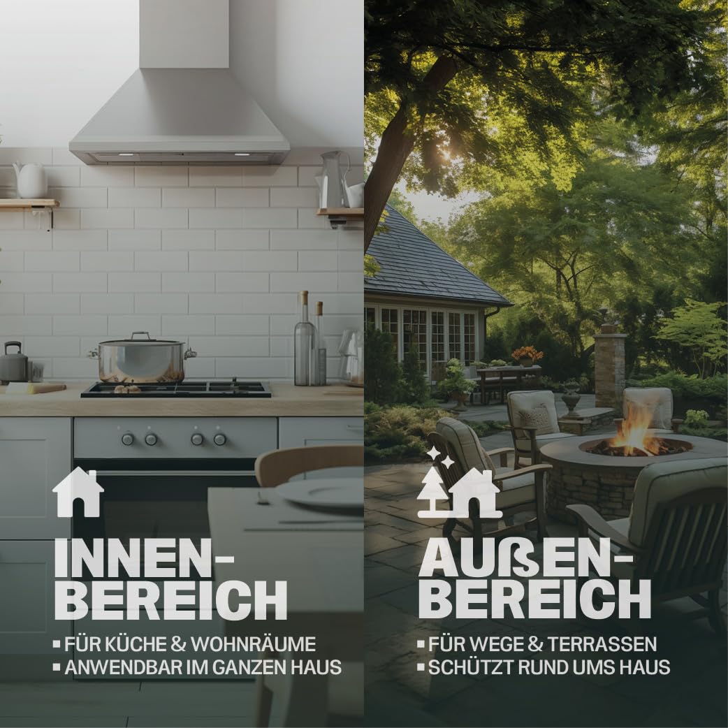 INSIGO Universal Spray 5l Kanister + 5L Drucksprüher - Universalspray mit mechanischer Wirkung - Effektive Abwehr gegen Insekten - Universal Insekten Spray mit Sofortwirkung