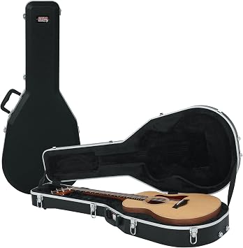 Gator Cases Deluxe Molded Case for Taylor GS Mini Acoustic Guitar, GC-GSMINI
