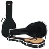 Gator Cases Deluxe Molded Case for Taylor GS Mini Acoustic Guitar, (GC-GSMINI)