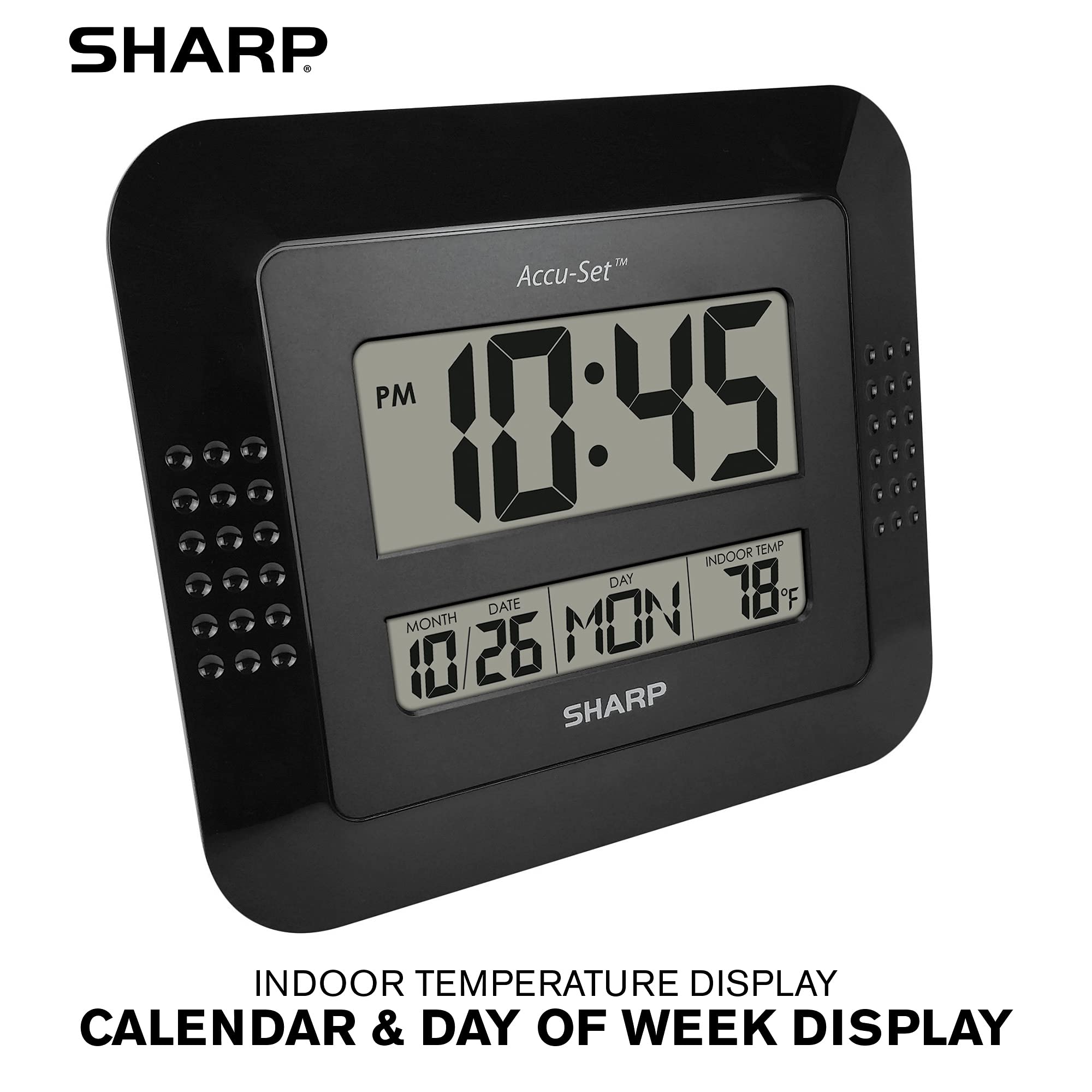 Buy Sharp AccuSet Selfset Analog Wall Clock Automatic Smart Clock
