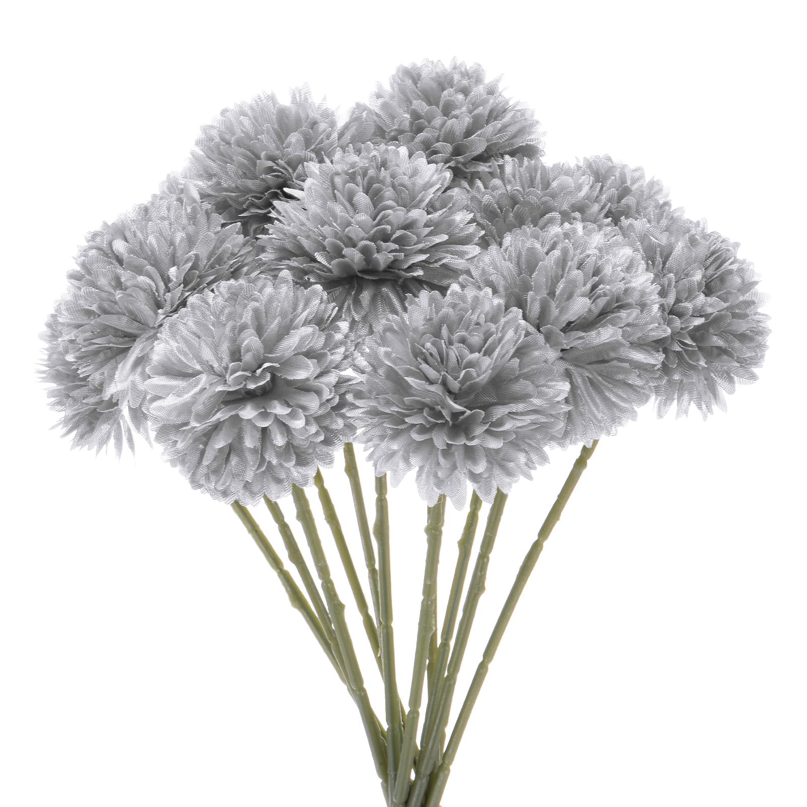 M METERXITY 12-Pack Artificial Chrysanthemum Ball Flowers