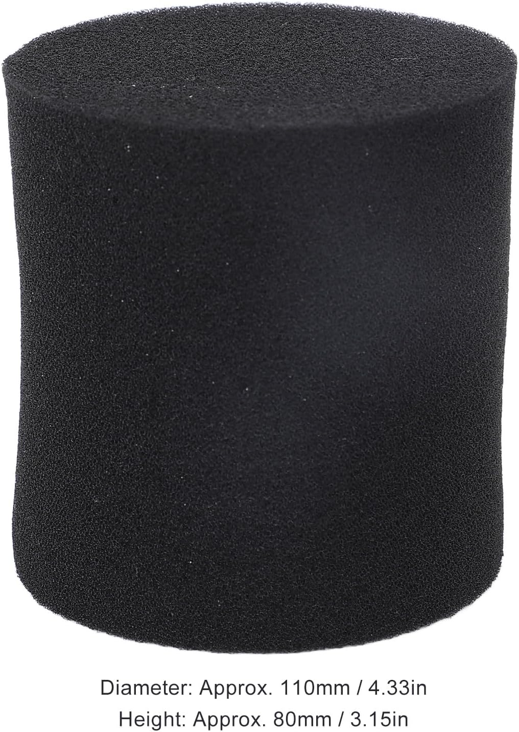 PUSOKEI 2Pcs Speaker Port Foam Plug, 110mm x 80mm Acoustic Bass Port Tube Insert for Wind Noise & Chuffing Reduction, Improves Bass Response in Home Theater, Car Audio Subwoofer