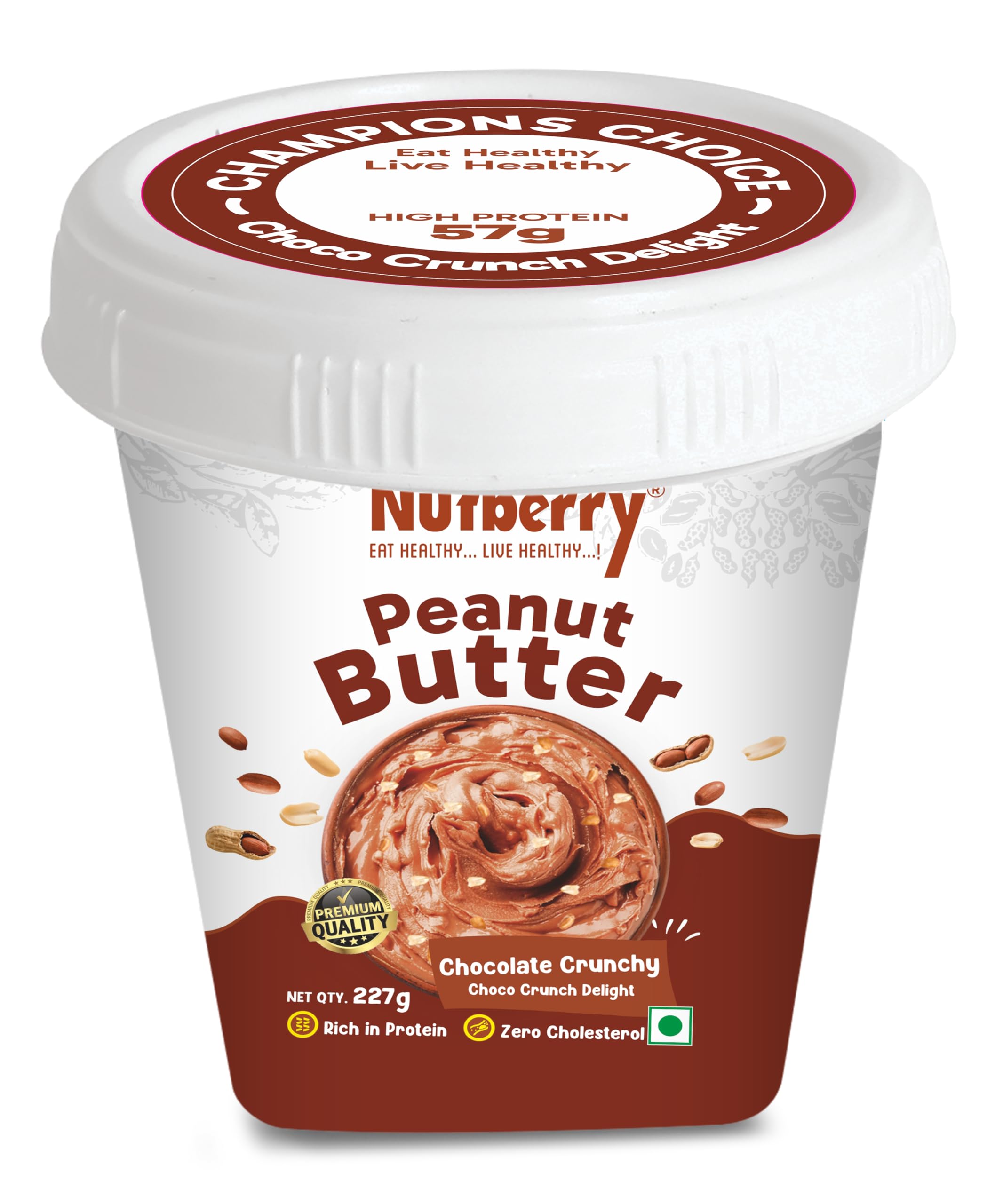 Nutberry Peanut Butter Chocolate Crunchy 227gm (B0D6VQXL6P) Amazon Price History, Amazon Price Tracker
