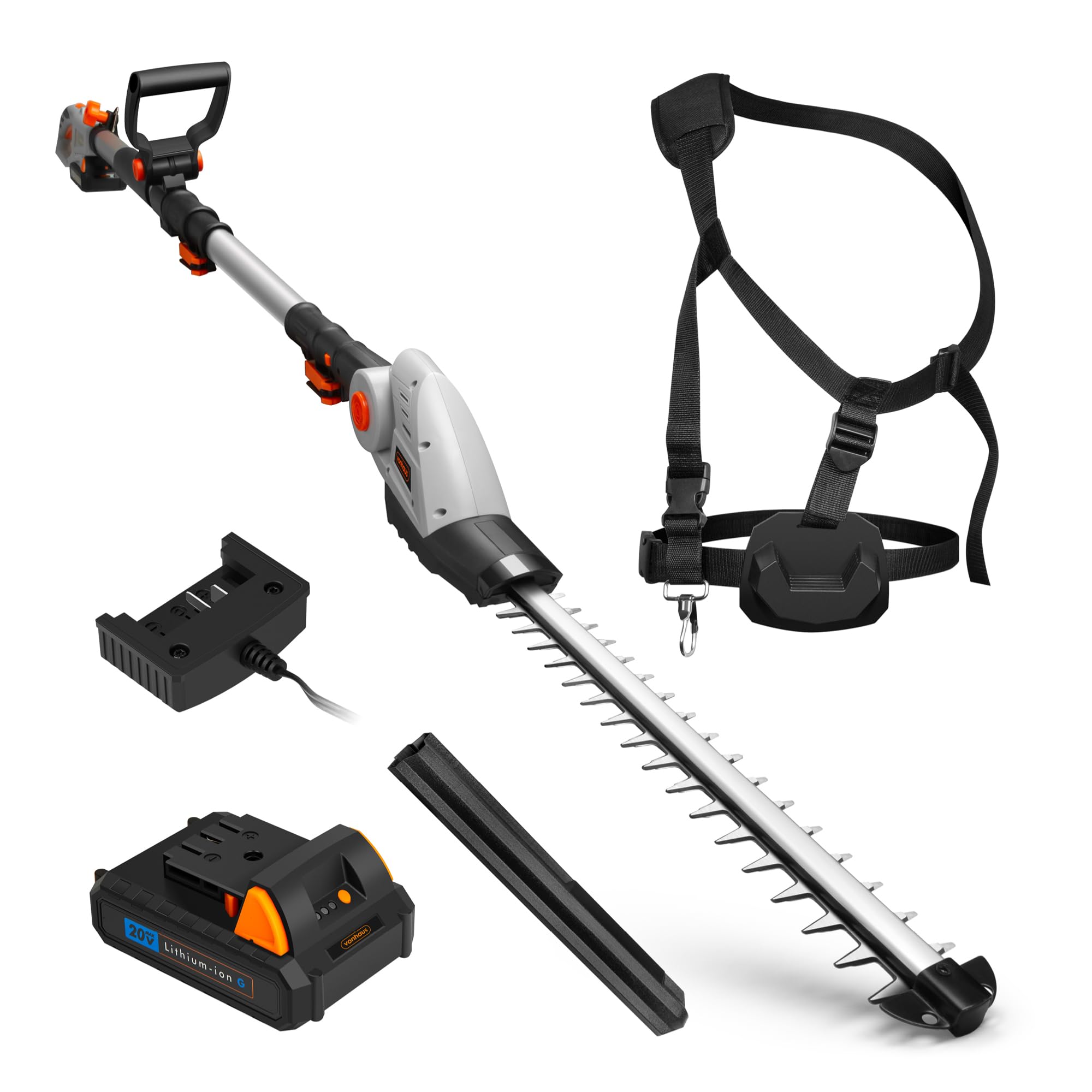 VonHaus Taille Haie sans Fil - avec Batterie 20 V pour Haies