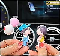 Vista 2 de Accesorios para el interior de la pareja, lindos adornos para el auto, decoración del automóvil, linda acción de caricaturas para parejas