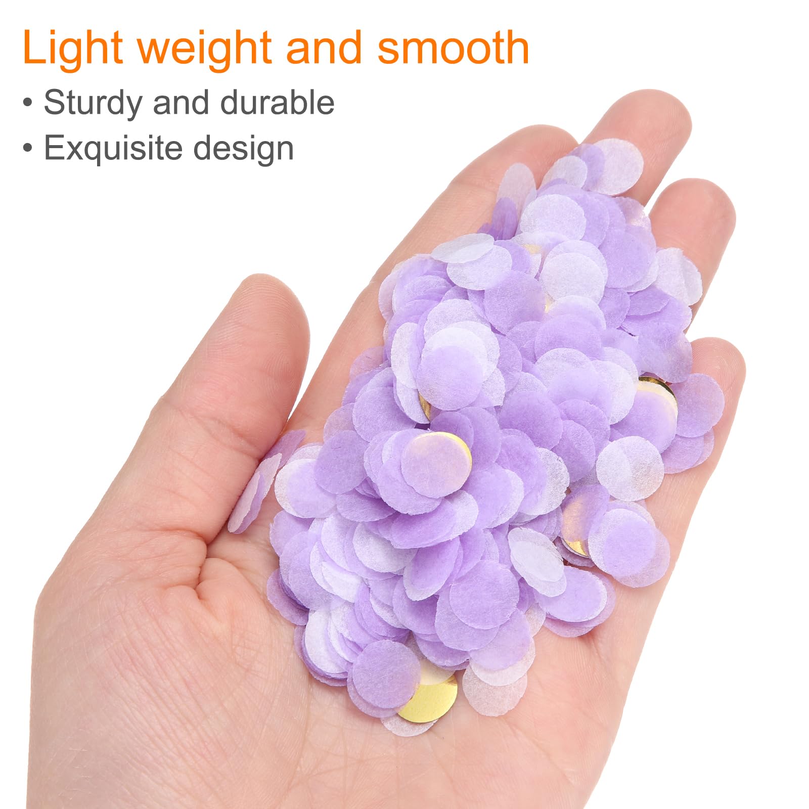 QUARKZMAN 6 Piezas De Confeti Para Bodas 12" Rosa Morado