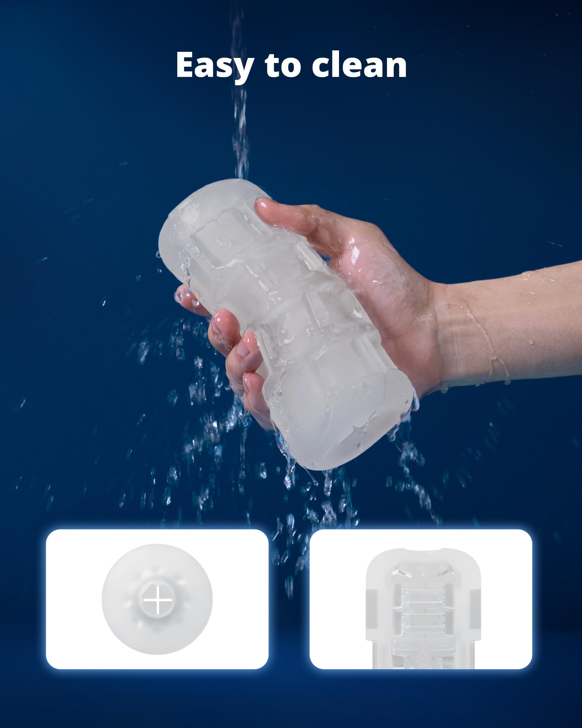 LOVENSE Solace Pro + Kit Grip, Masturbateur Homme Automatique Mains Libres