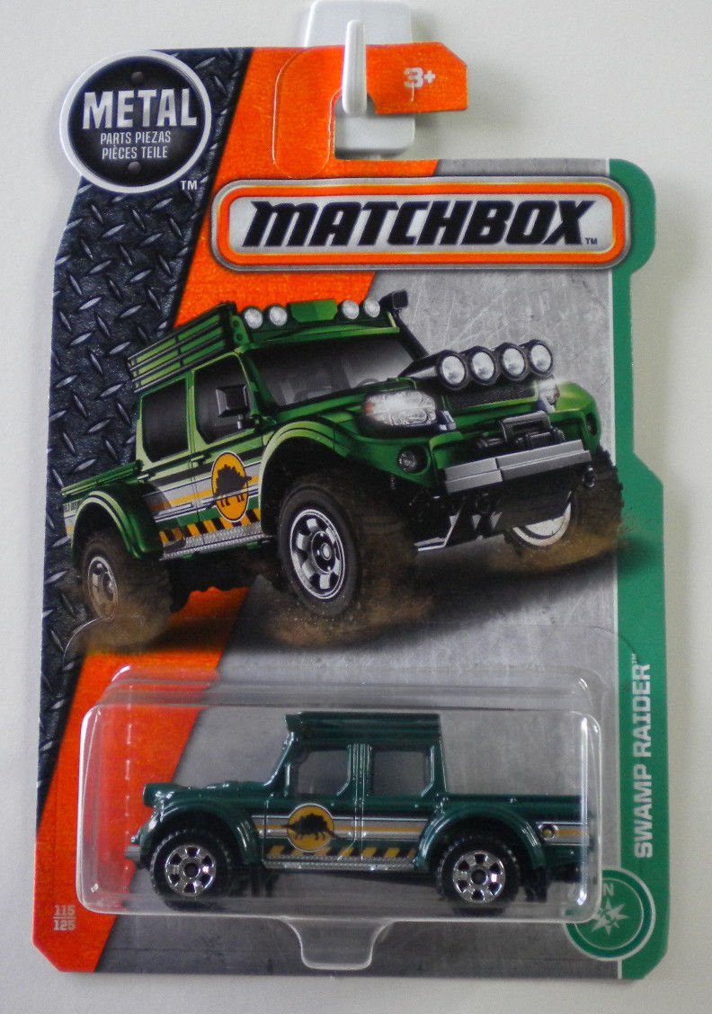 2017 Matchbox #115 SWAMP RAIDER MBX Explorers Series