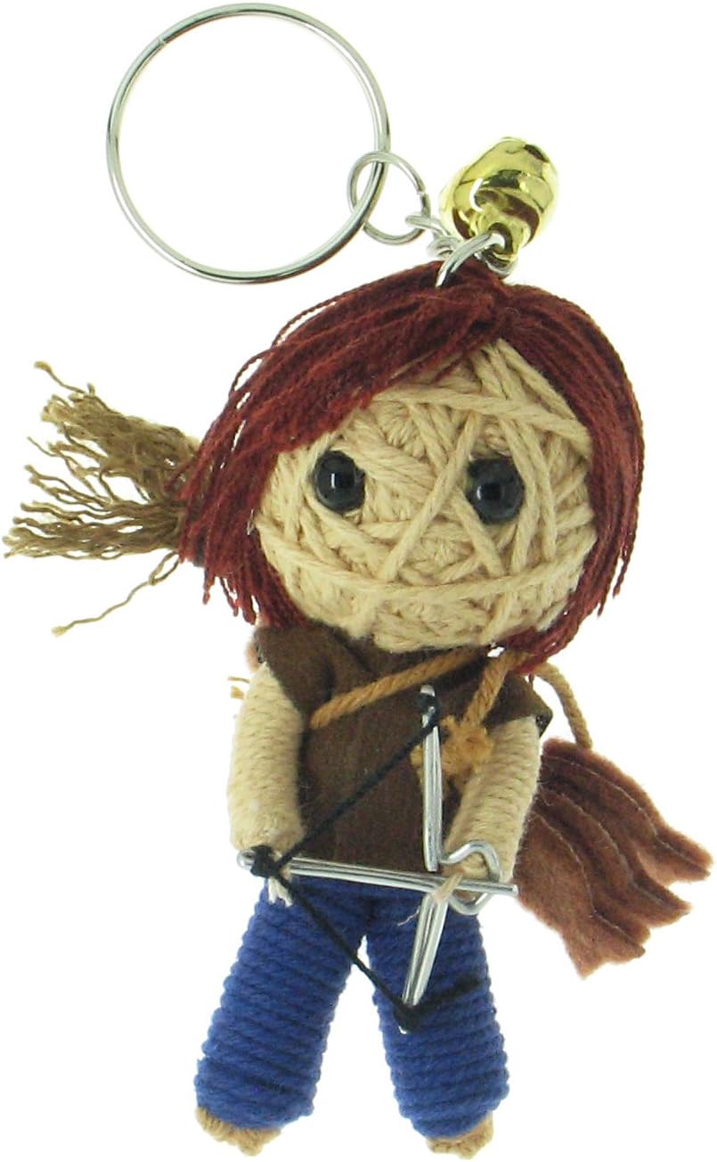 Voodoo String Daryl Dixon Doll Keyring Keychain Red