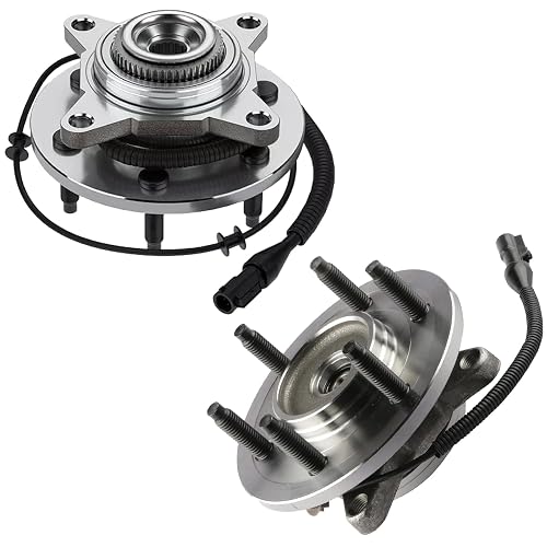 515079 Pair 2 Front Wheel Hub & Bearing Assembly for 2005-2008 Ford F-150, 2006-2008 Lincoln Mark LT (4WD; 6 Stud)