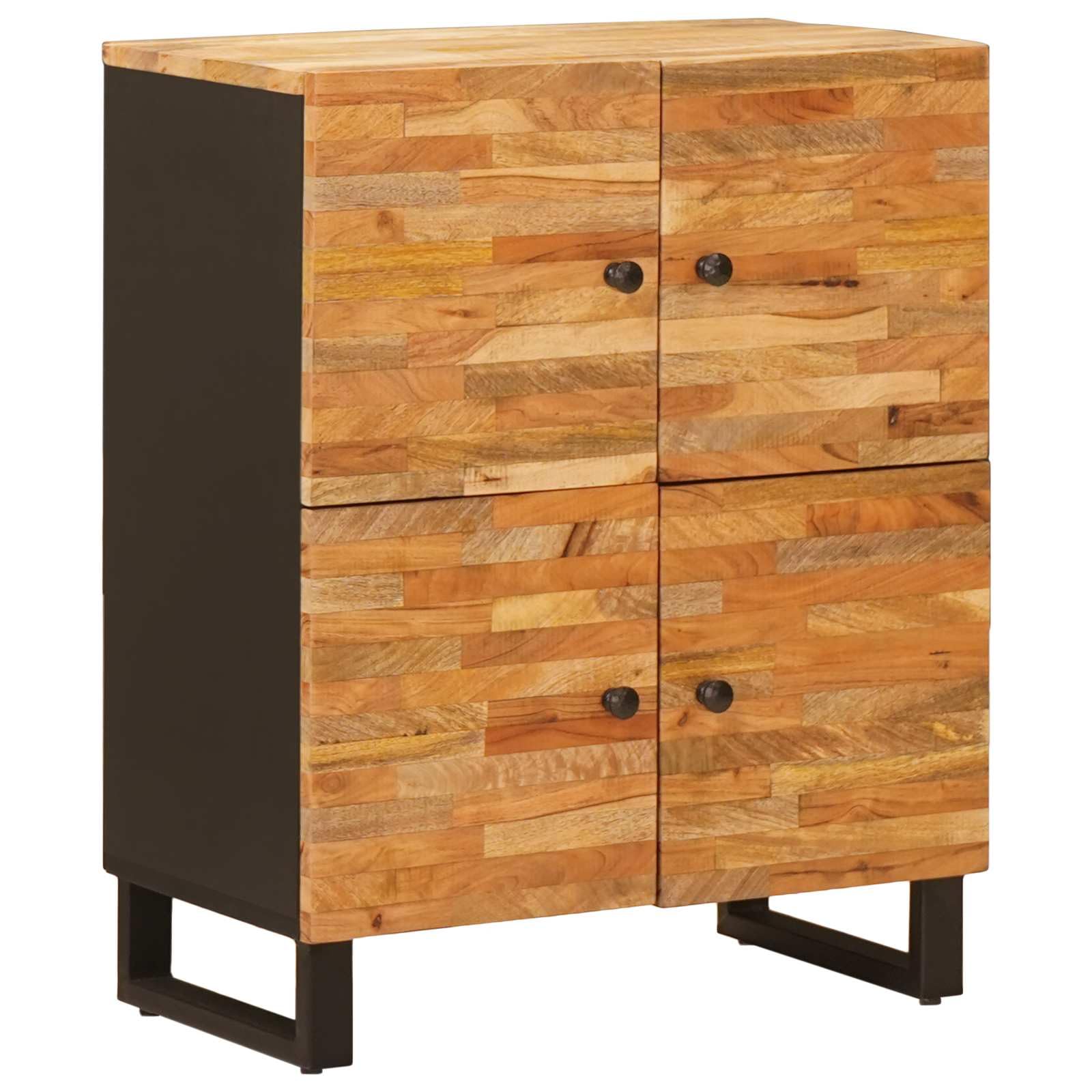 Meuble en bois de mangue massif de style industriel unique et durable