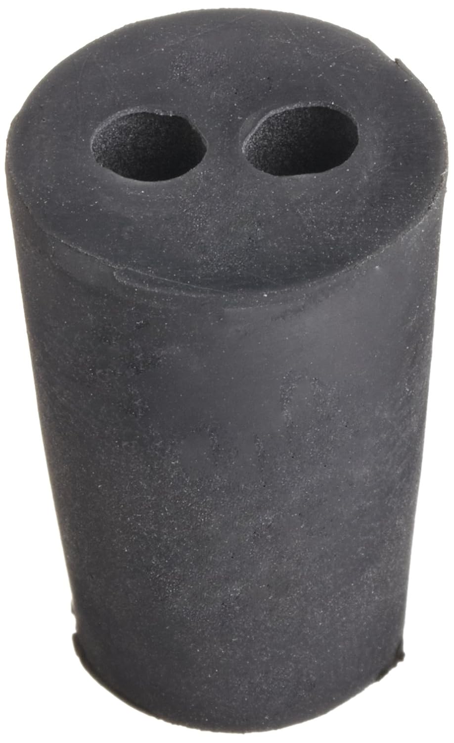 American Educational Imported Black Rubber Stopper with 2Hole 17mm Top Diameter 13mm Bottom