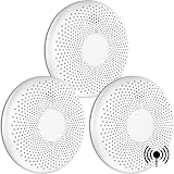 Aroha Link Interlinked Smoke & CO Detector - 10-Year Battery - 3-Pack - 1