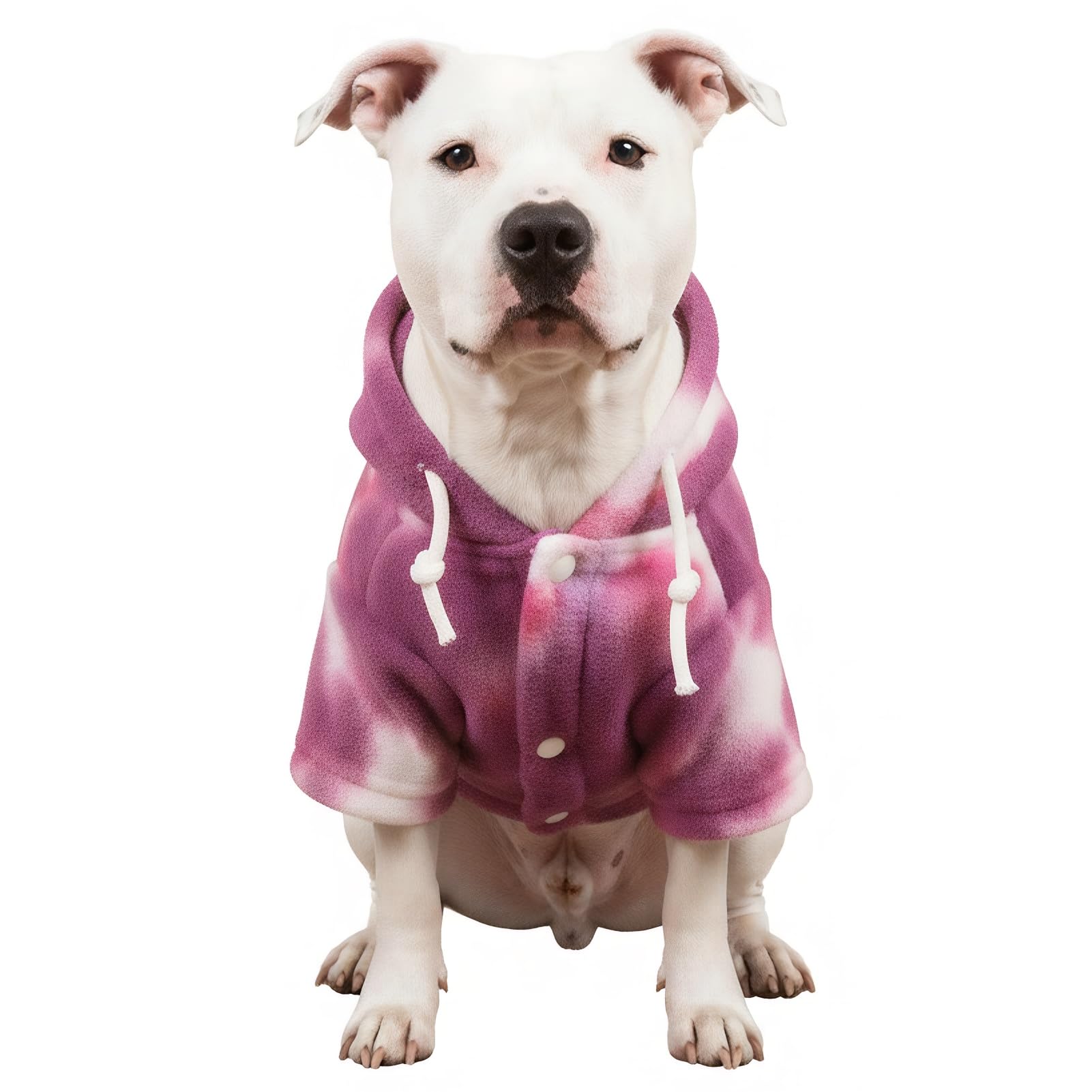 Mklhgty Tie Dye ubrania dla psów, bluza z kapturem, płaszcz zimowy dla zwierząt domowych, bluzy dla małych psów, chłopców i dziewczynek