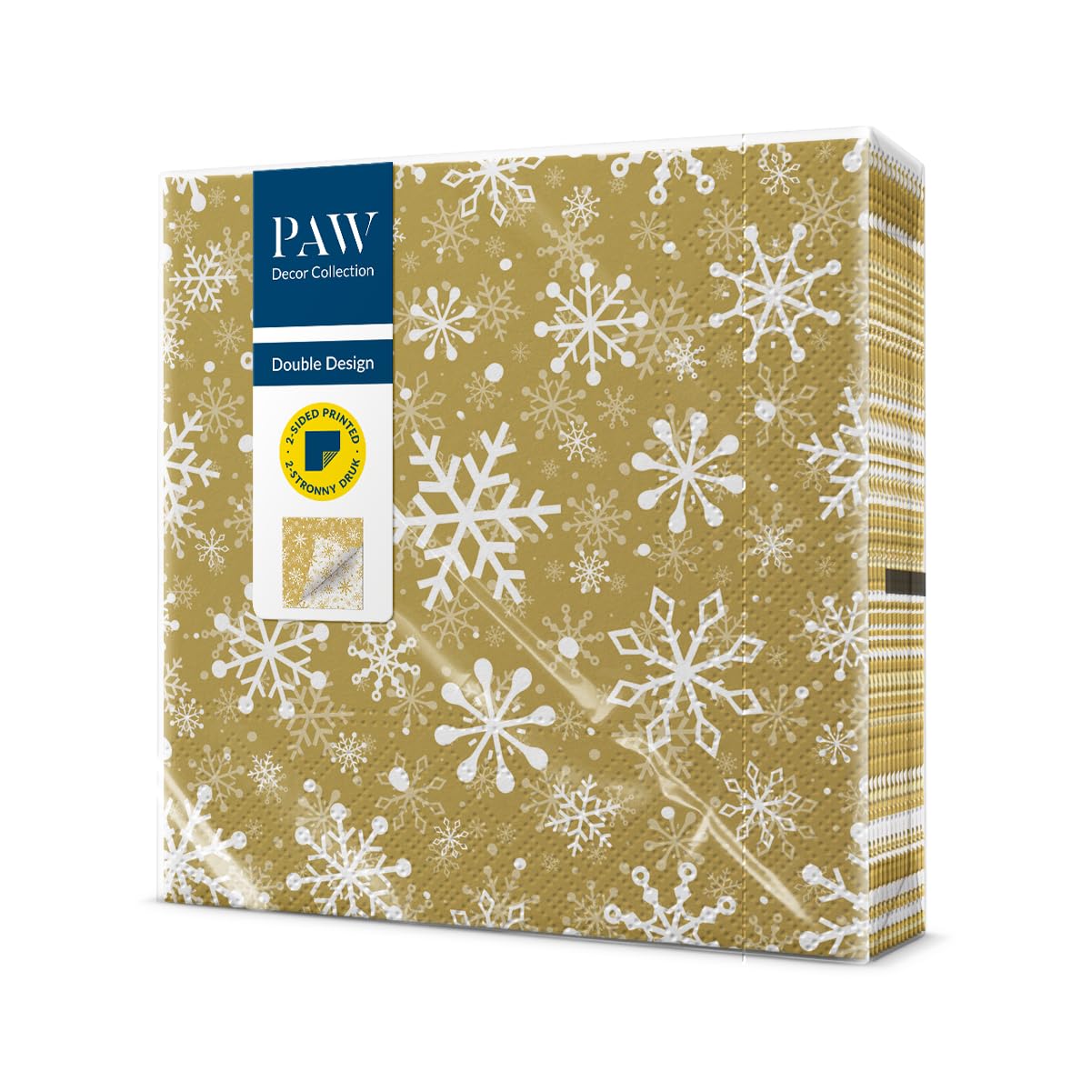 PAW - Servilletas de Papel 3 Capas (33 x 33 cm) | 20 Unidades | Servilletas de Navidad con motivos invernales y navideños | Ideales para la mesa festiva | Color: Christmas Atmosphere — view 45
