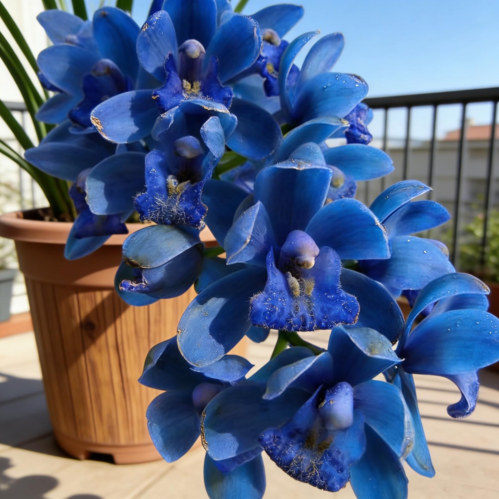Perennial Cymbidium Orchid Bulbs, Hardy, Professional for Beautiful Garden Displays-3 Bulbs-H
