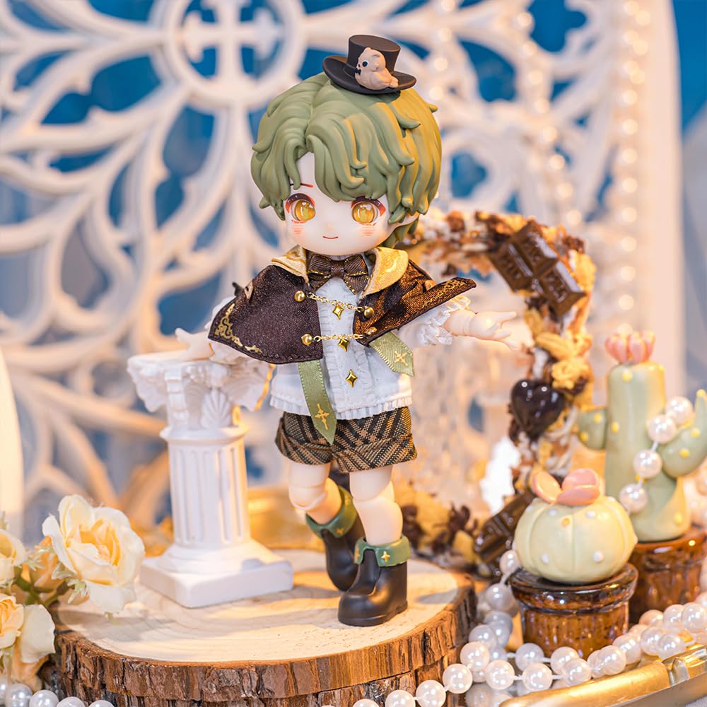 niannyyhouse BJD Blind Box Figurines 1/12 Scale Fantasy Chronicles Series Movable Ball Jointed Doll Collectable Action Figure (6PCs)