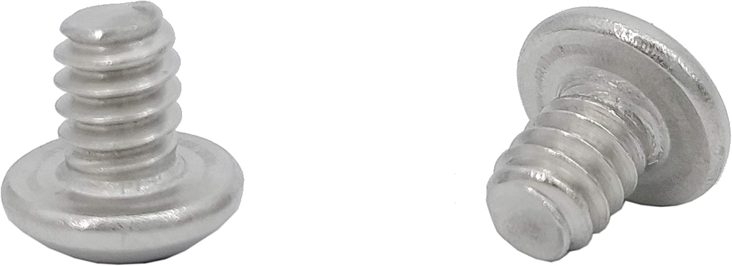 FixtureDisplays® 10-24 X 1/4" Stainless Pan Head Machine Screws, Full Thread, Phillips Drive, Stainless Steel 18-8, Machine Thread 312331-FBA