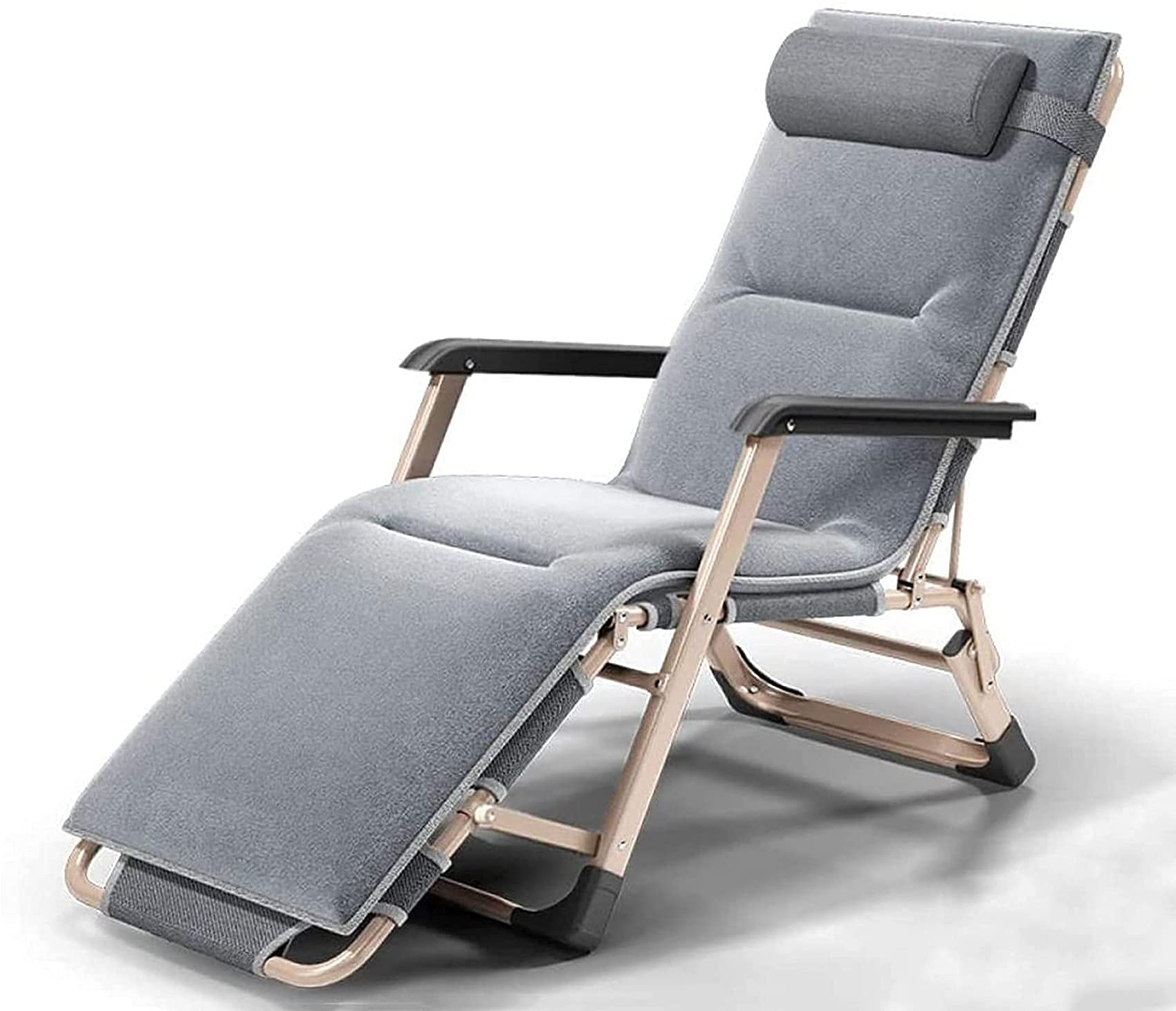 Tumbona para exteriores plegable con almohada ideal para patios y terrazas
