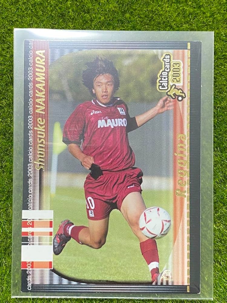 02/03 レッジーナ　No.10 NAKAMURA Reggina 2002-2003 Home Long Sleeve Shirt #10 Shunsuke
