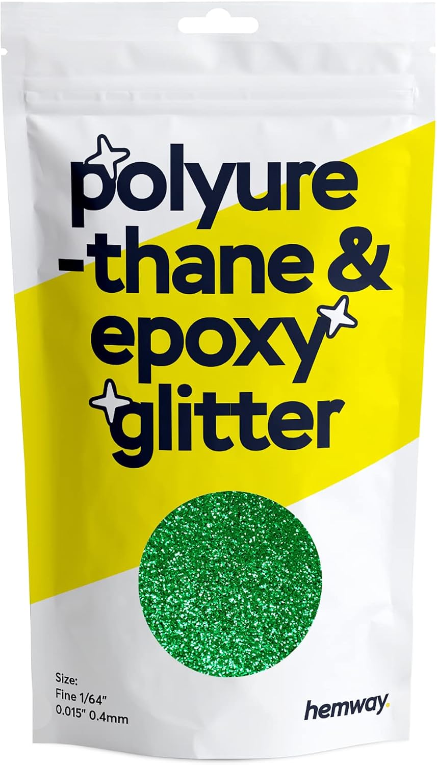 Hemway Resin Glitter Emerald Green 100g Fine