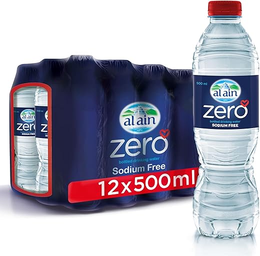 Al Ain Zero Sodium Bottled Water 500ml – 12 Pack