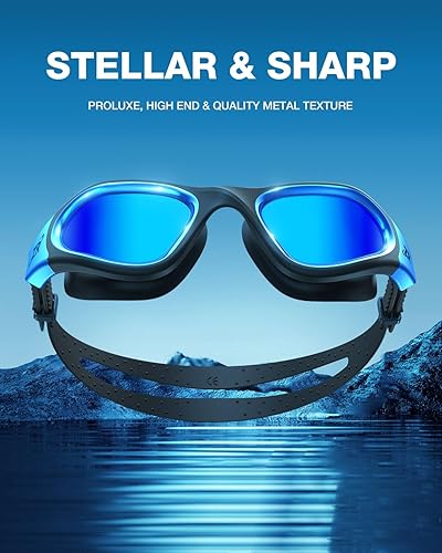 Miniatura 6 de ZIONOR G1 MAX - Gafas de natación polarizadas antivaho para hombres y mujeres