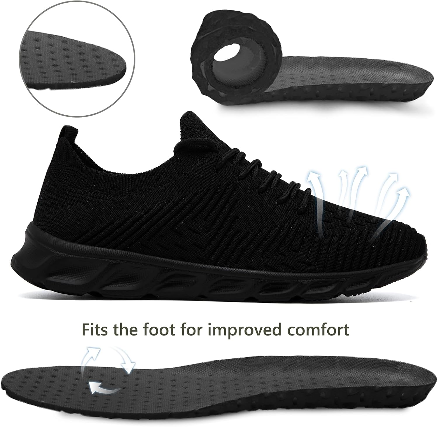Running Shoes Women Lightweight Tennis Shoes Fashion Sneakers Breathable Athletic for Gym Sports Workout Walking All Day Comfort - Image 3