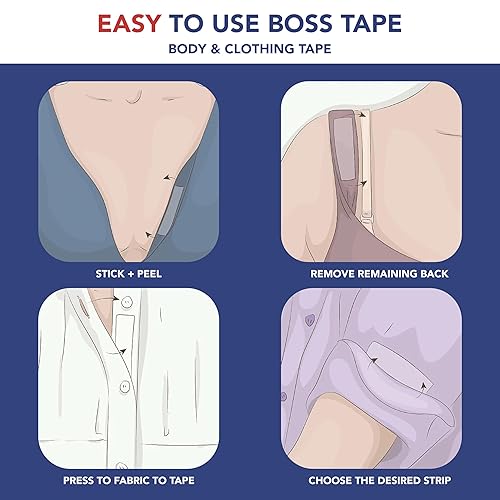 Miniatura 4 de Cinta de moda de doble cara, cinta adhesiva de tela y dobladillo, cinta transparente para mujeres, tira de ropa de doble pegado, cinta invisible