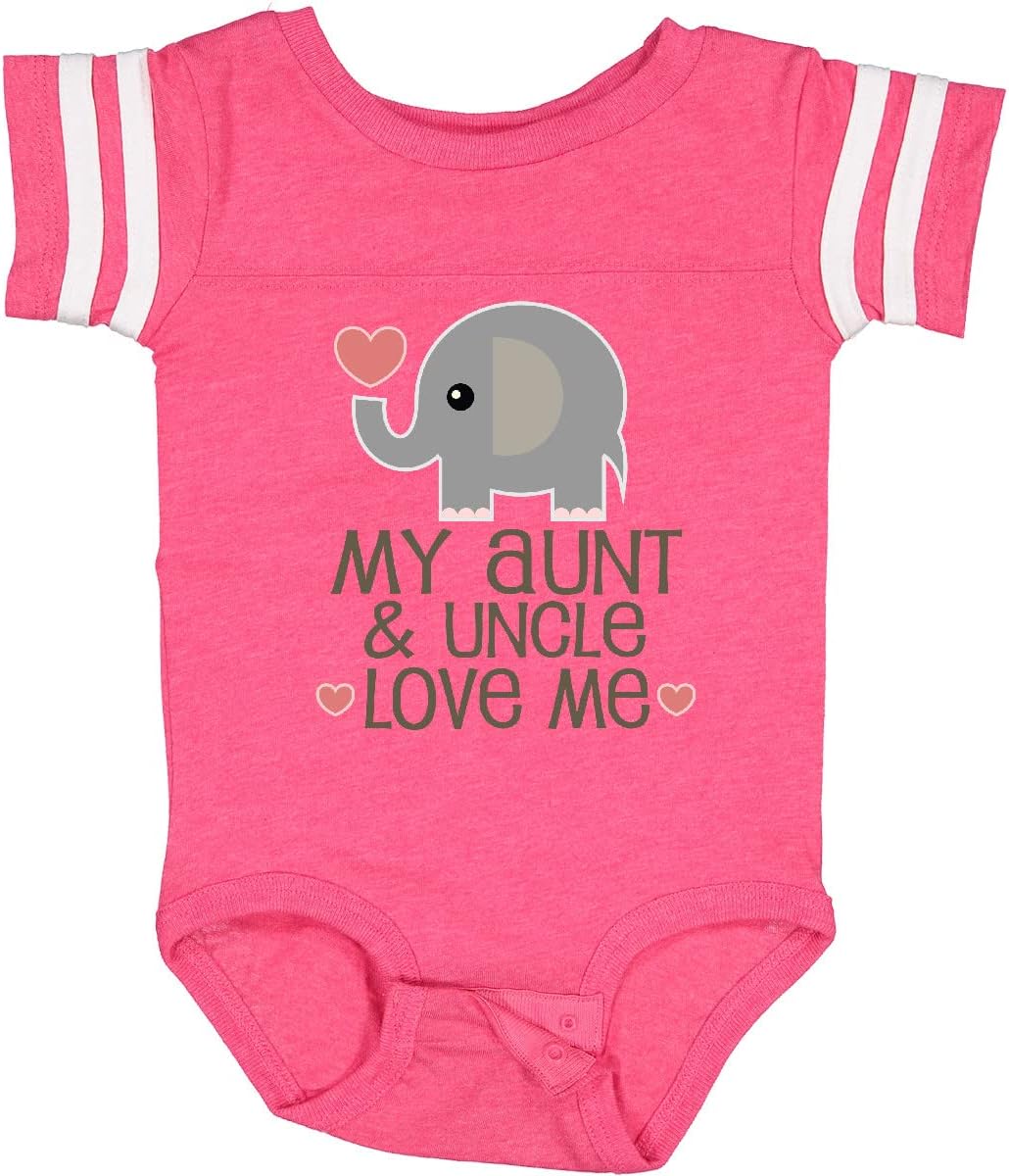 inktastic Aunt and Uncle Love Me Nephew Baby Bodysuit