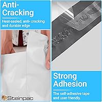 Vista 3 de Sobres de polietileno de 12 x 15.5 pulgadas Paquete de 100 Sobres de paquete autosellantes, bolsas de envío fuertes resistentes al desgarro