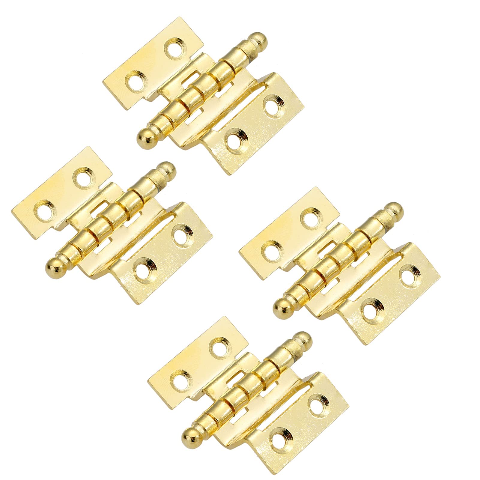 Charnières décoratives dorées 40mm pour réparer coffret bois et fermeture bagage